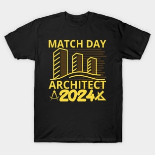 Match Day Architect 2024: Show Your Architectural Pride T-Shirt